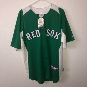 Authentic green Red Sox Jersey